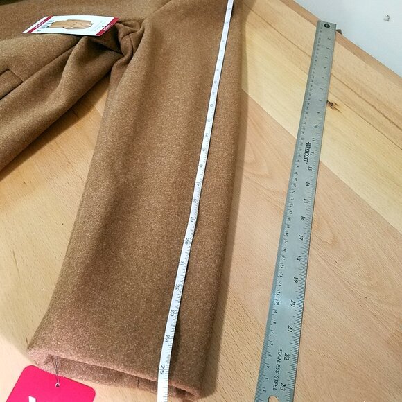 DKNY Women’s Camel Winter Coat – Classic Overcoat Size XLarge NWT!!!! - Picture 9 of 15